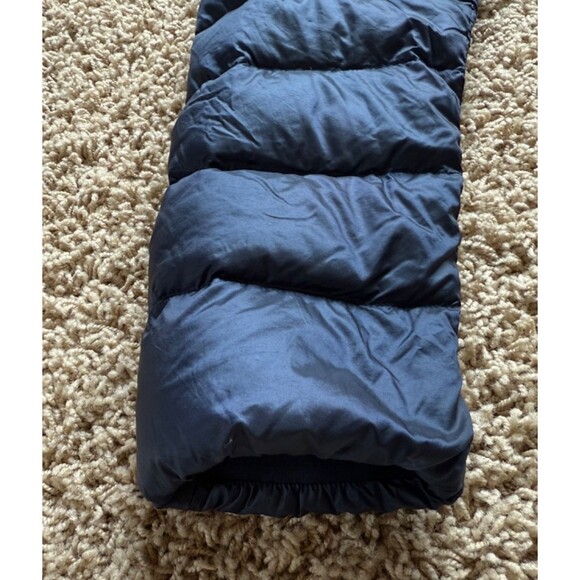 UNIQLO Down Packable Full Zip Puffer Jacket Kids Youth Size XL Blue Lightweight - Picture 5 of 11